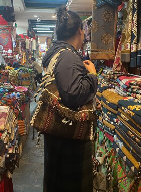 西藏特产 藏式特色 牦牛毛手工包包 挎包单肩包斜挎 多款粗毛扎人