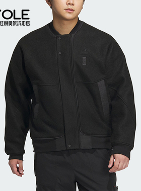 Adidas/阿迪达斯正品冬季新款男子宽松加绒针织外套IP4910