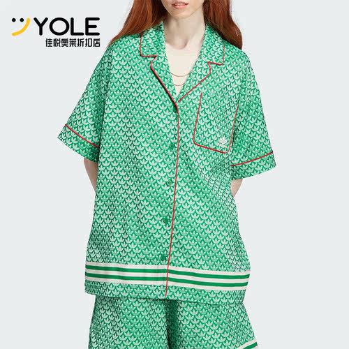 阿迪达斯女子运动短袖