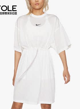 Nike/耐克正品Lab Collection女子网眼休闲连衣裙CJ0177-100