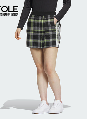 Adidas/阿迪达斯正品JACQUARD 女士简约休闲运动短裙HY0865