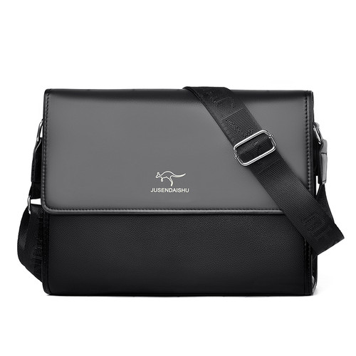 单肩包软皮质感竖款休闲商务