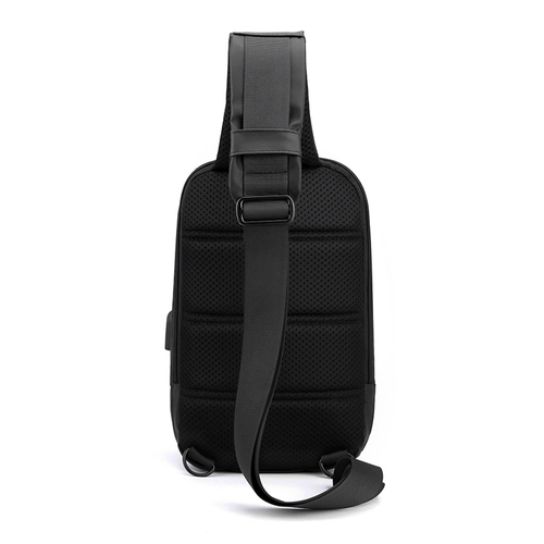 Нагрудная сумка, универсальная сумка через плечо с зарядкой, рюкзак, водонепроницаемая сумка, сумка на одно плечо, коллекция 2022, анти-кража, ткань оксфорд