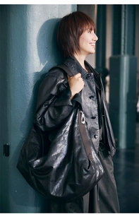 袁泉同款2025新款港风秋装皮衣皮夹克休闲潮流短款宽松机车外套女