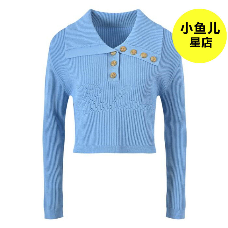 毛衣时尚休闲短款上衣针织衫