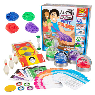 Crazy Aarons 粘液彩水晶 泥解压腻子挑战娱乐游戏 疯狂亚伦