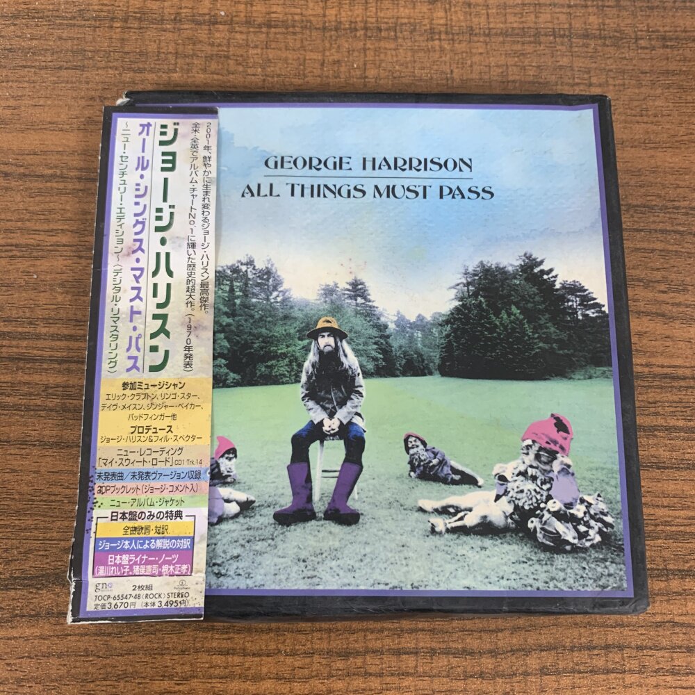 Джордж Харрисон George Harrison-All Things Must Pass2CD Японская версия нераспечатана Изображение 1