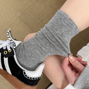 【5双装】入眼是精致不同风格任意切换春夏超薄无骨小长筒堆堆