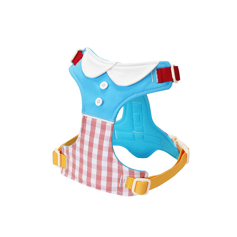 【售完不补】LUBAN韩系学院系列宠物轻便背心式胸背小中型犬项圈