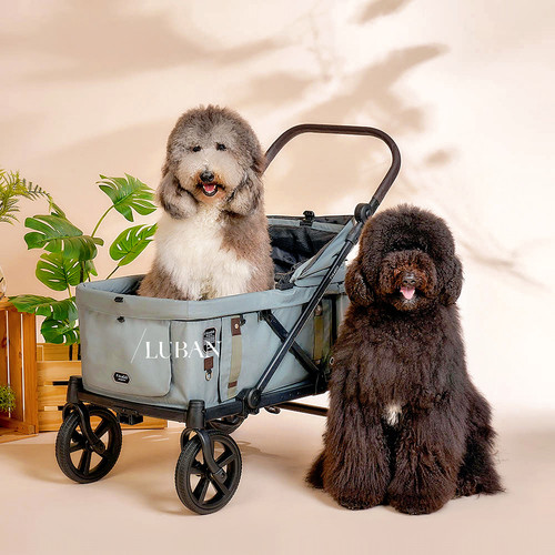 【KROSS】韩国fikago kross大型犬宠物推车猫狗一键收车快捷下车