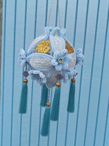 元宵节中秋节古风绣球灯儿童手提蛇diy手工成品花灯