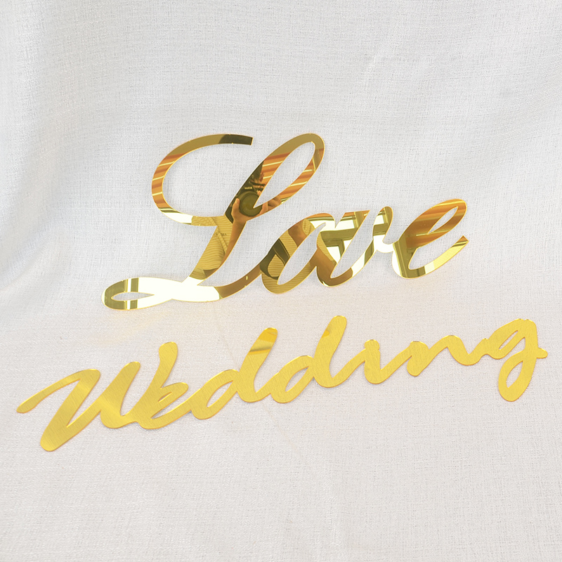 头车婚车头花环logo字母牌LOVE