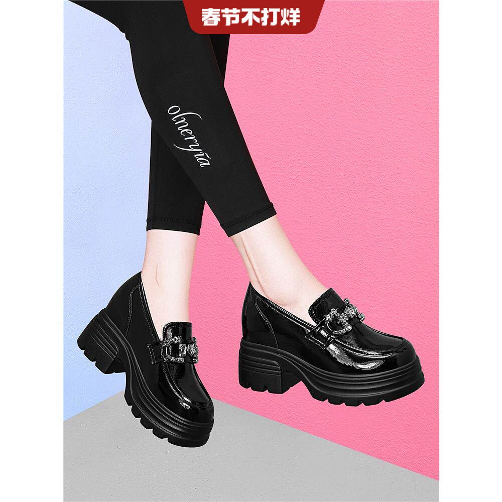 乐福鞋女鞋厚底2026年新