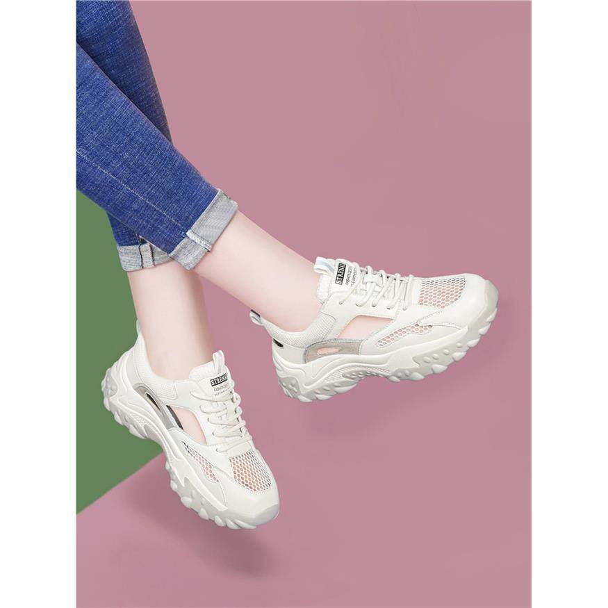 休闲 运动凉鞋女款夏季薄款镂空网面透气2025年新款户外厚底老爹,女鞋,休闲凉鞋,淘宝优惠券,粉丝福利购,淘宝优惠卷
