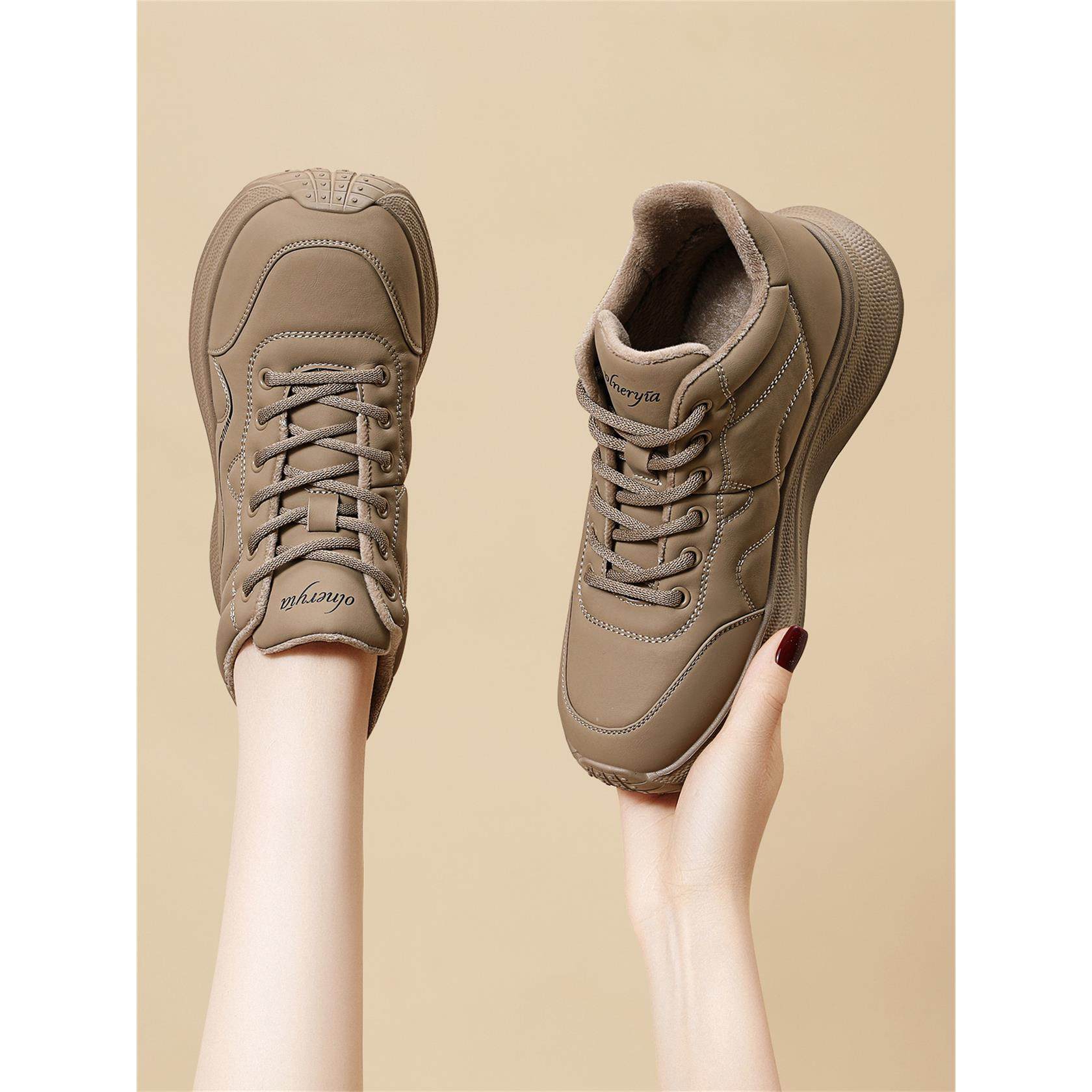 2025新款秋冬加绒高帮女棉鞋防水厚底面包鞋老北京布鞋防滑雪地棉,女鞋,棉鞋,淘宝优惠券,粉丝福利购,淘宝优惠卷