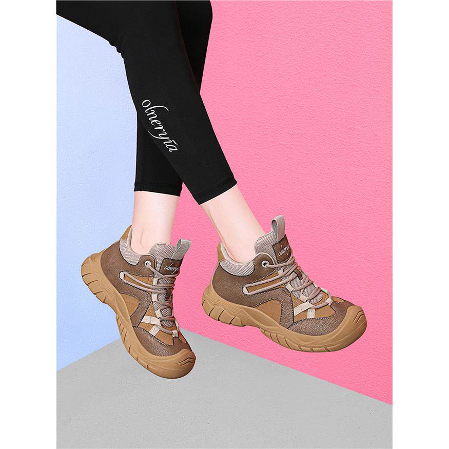 品牌女鞋2025秋冬季新款户外登山鞋防滑防水徒步鞋耐磨轻便运动鞋