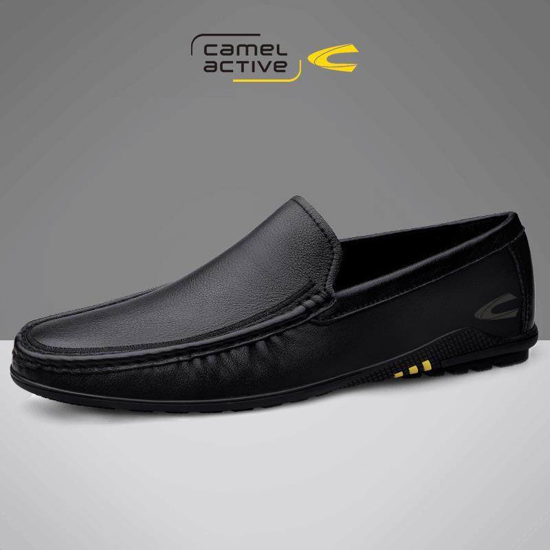 德国骆驼动感男鞋秋季真皮豆豆鞋商务休闲皮鞋懒人驾车鞋软皮软底,流行男鞋,乐福鞋（豆豆鞋）,淘宝优惠券,粉丝福利购,淘宝优惠卷