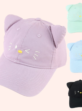 hellokittyKT猫大檐棒球帽子
