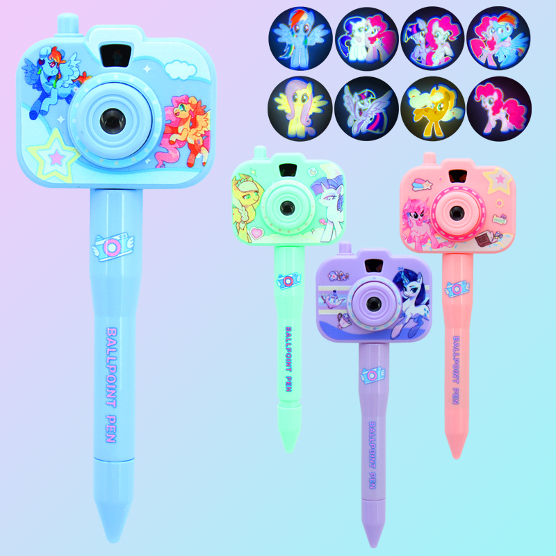 小马独角兽宝莉相机投影圆珠笔