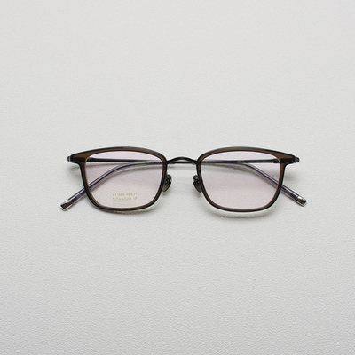 日式46mm小瞳距方框纯钛眼镜
