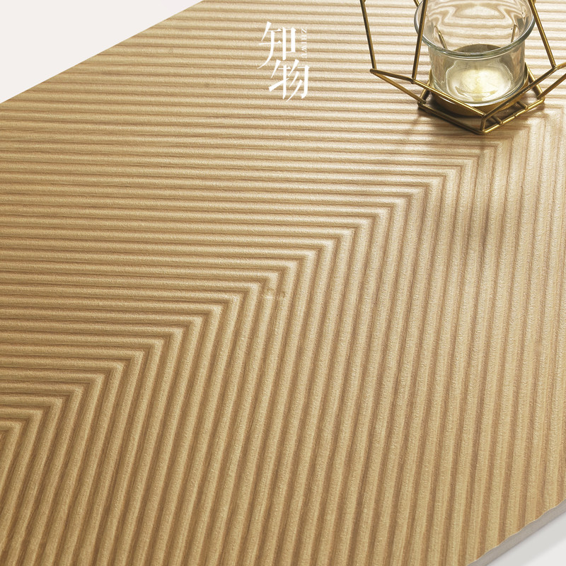 创意鱼骨纹木纹砖人字拼凹凸瓷砖卫生间背景墙浴室阳台墙砖设计师