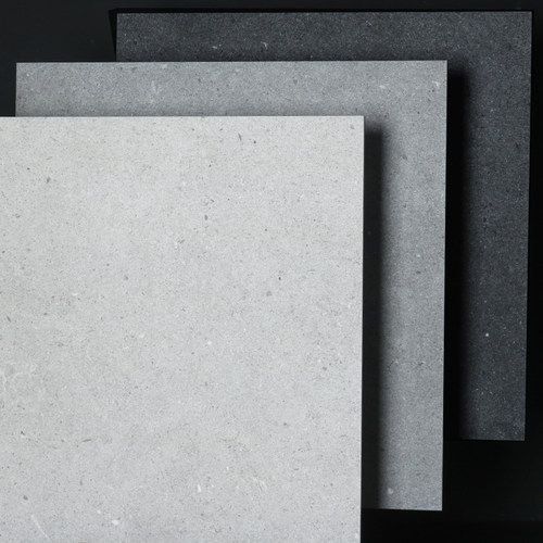 质感水磨石地砖卫生间侘寂风