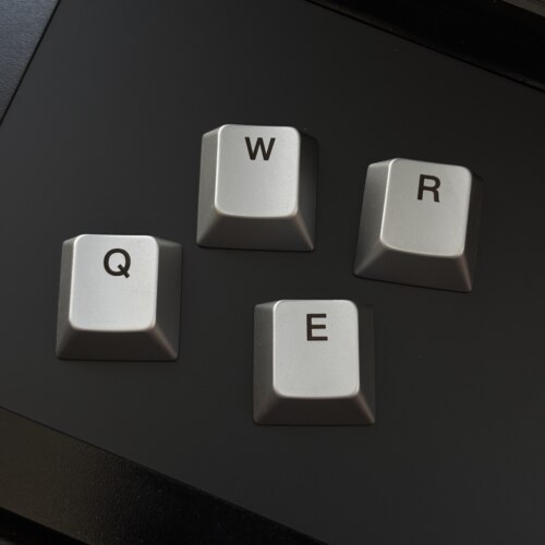QWER全金属键帽支持磁轴十字轴
