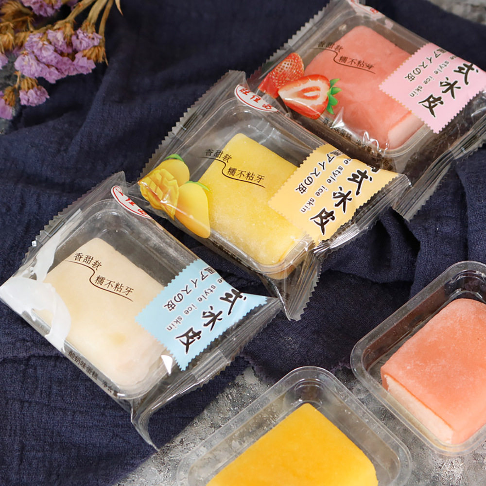 旺佳昌冰皮蛋糕日式冰皮500g西式糕点学生餐糯米冰皮面包5斤整箱