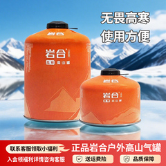 岩合户外扁气罐 GAS便携式高山高原野外野炊野营液化丁烷瓦斯燃气