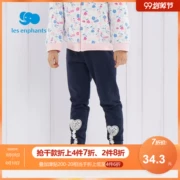Quần áo trẻ em Liying quần legging trẻ em mùa xuân hoa ren quần âu quần bé 2019 mới - Quần