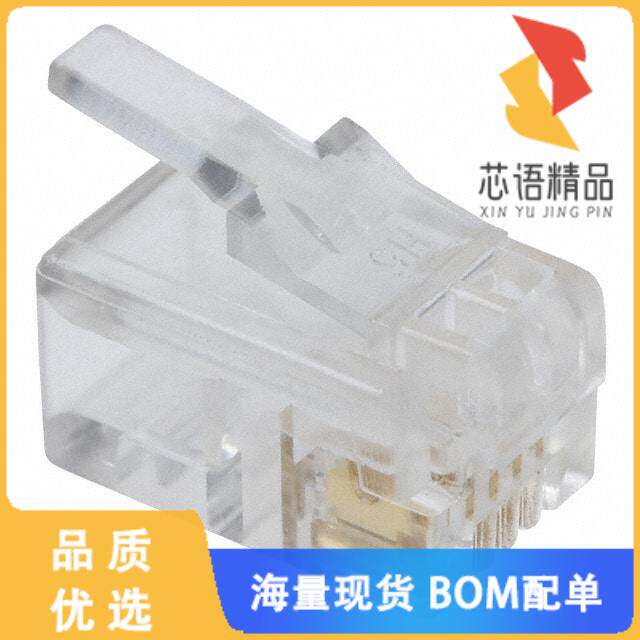 全新A-MO 4/4-SF原装(CONN MOD PLUG 4P4C UNSHIELDE