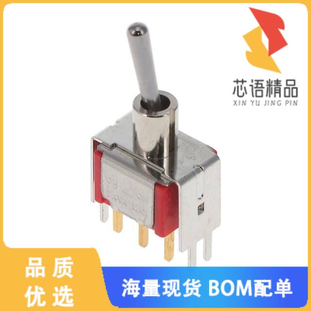 全新100DP1T1B4VS2RE原装(SWITCH TOGGLE DPDT 0.4VA