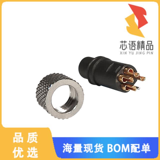 全新854-004-203RLS4原装(CONN PLUG FMALE 4P GOLD