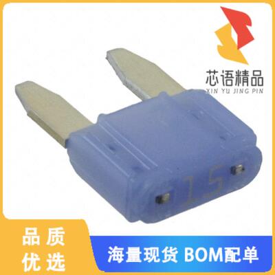 全新0MIN015.V原装(FUSE AUTO 15A 32VAC/VDC BLADE)正品
