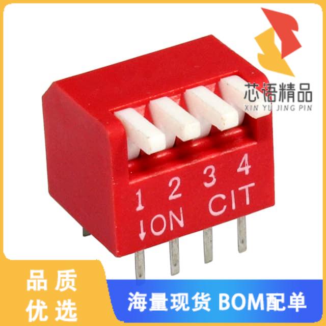 全新KP04E原装(DIP SWITCH DPST 4 POSITION THROU)正品