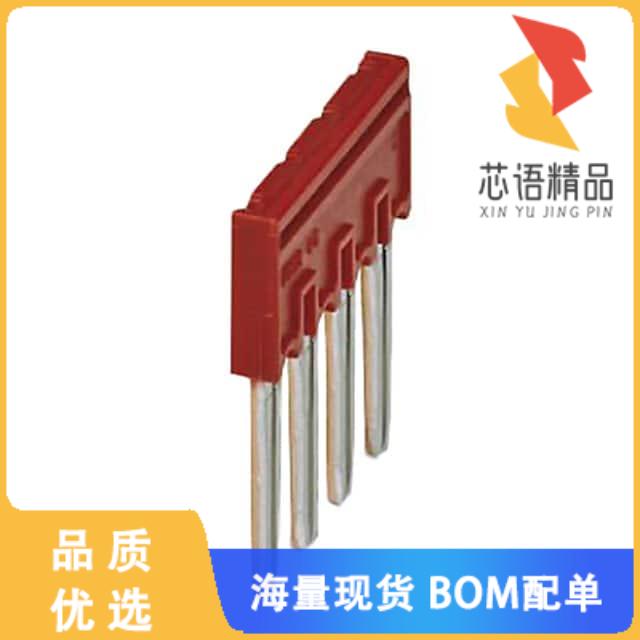 全新3001595原装(JUMPER TERM BLK 4POS FLAT PIN)正品