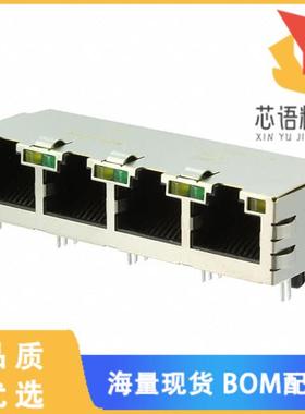 全新5-6610165-1原装(CONN JACK 4PORT 100 BASE-T)正品