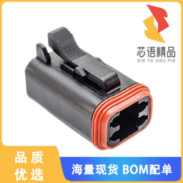 全新AT06-4S-RD01BLK原装(CONN PLUG 4POS BLACK)正品