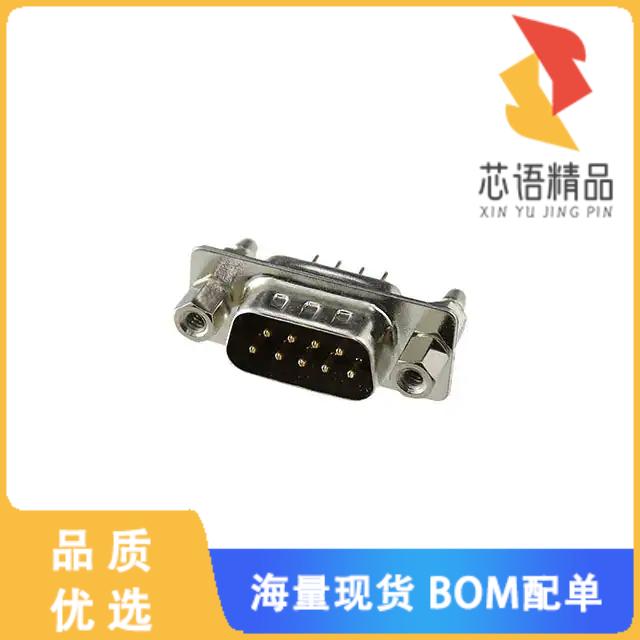 全新DE09-PT-1-BL-JS原装(CONN D-SUB PLUG 9POS VER