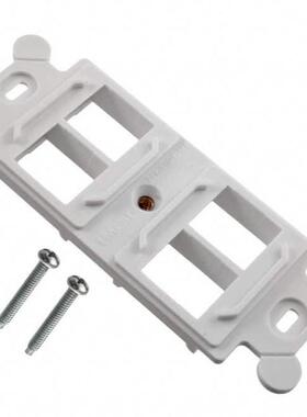 全新NK4106MFWH原装(MOD FRAME SNGL GANG 4PORT WHI