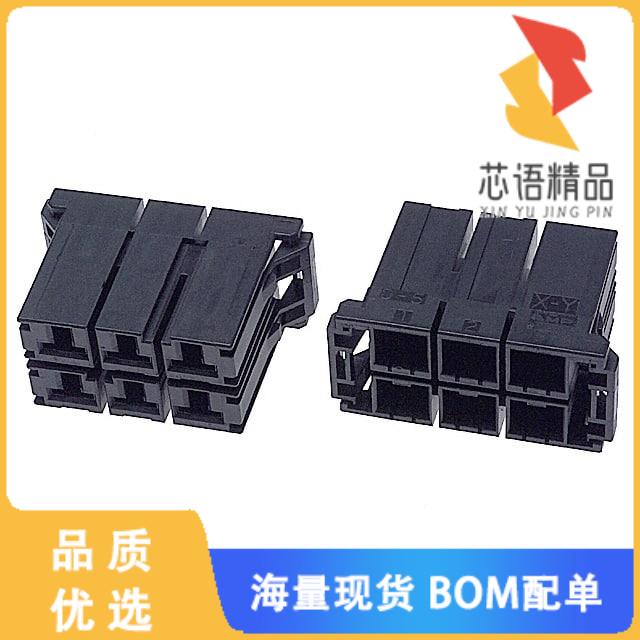 全新3-917807-3原装(CONN RCPT 10.16 6POS DUAL KEY