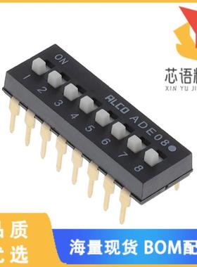 全新ADE08A04原装(SWITCH SLIDE DIP SPST 100MA 24V)正品