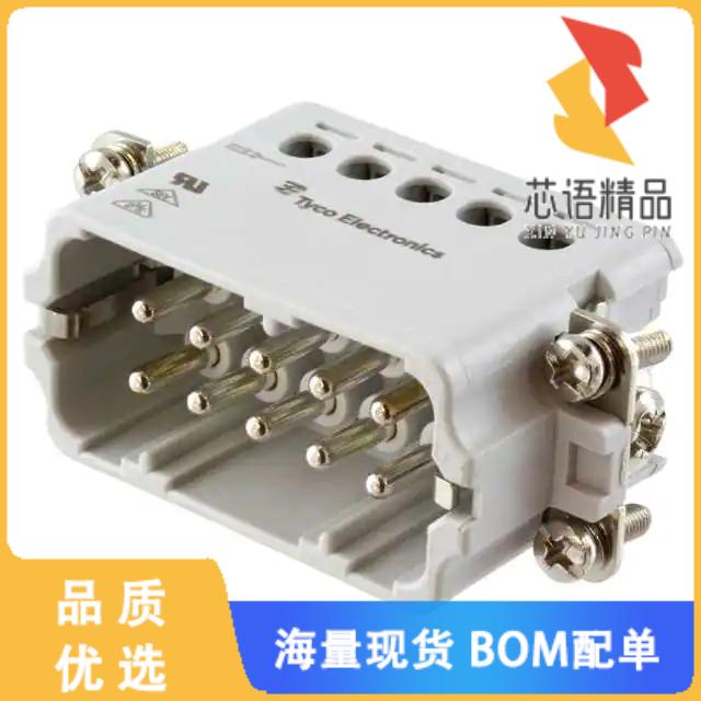 全新1-1103414-1原装(INSERT MALE 10POS+1GND SCREW)正品