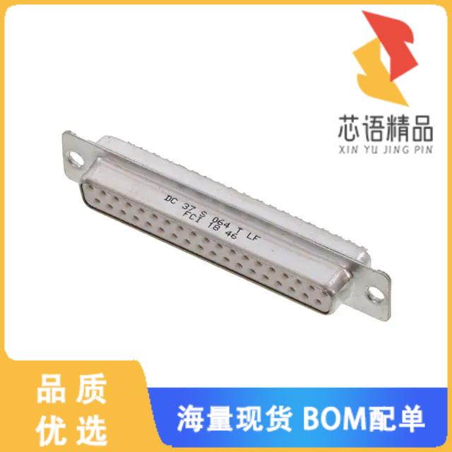 全新DC37S064TLF原装(CONN D-SUB RCPT 37POS SLDR C