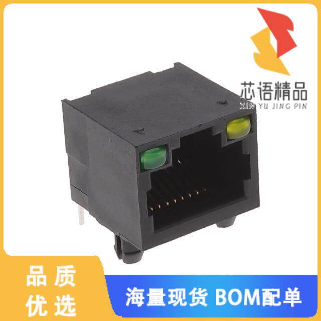 全新MTJ-88ARX1-LH原装(RJ45 MODULAR JACK, DIP, SI