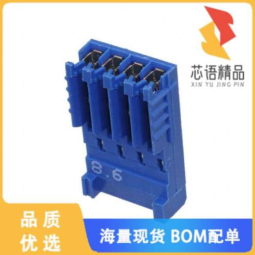 全新281786-4原装(CONN PLUG 4POS IDC 26-28AWG TIN)正品