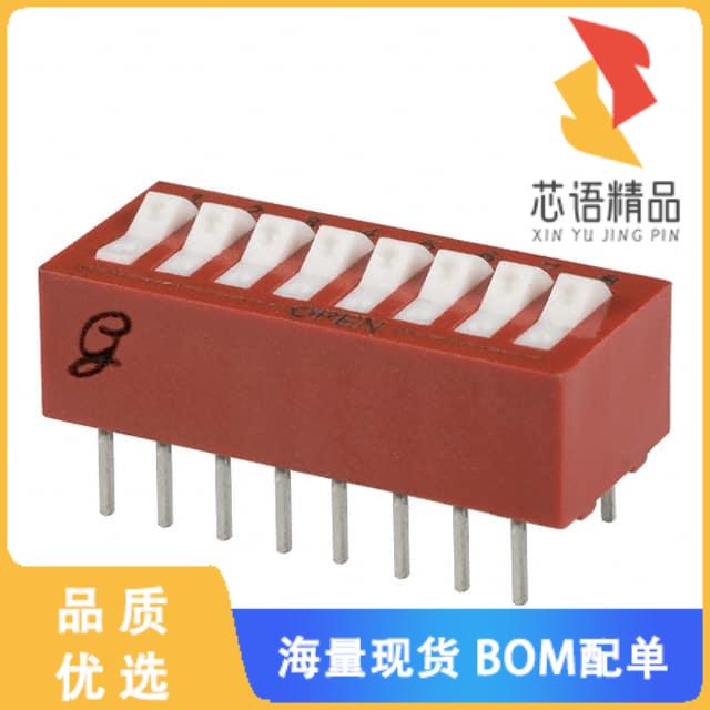 全新76SB08T原装(SWITCH ROCKER DIP SPST 150MA 30V)正品