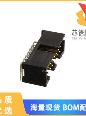 全新103311-2原装(CONN HEADER R/A 14POS 2.54MM)正品