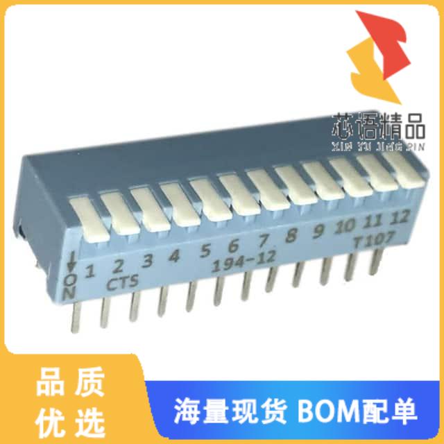 全新194-12MS原装(SWITCH PIANO DIP SPST 50MA 24V)正品