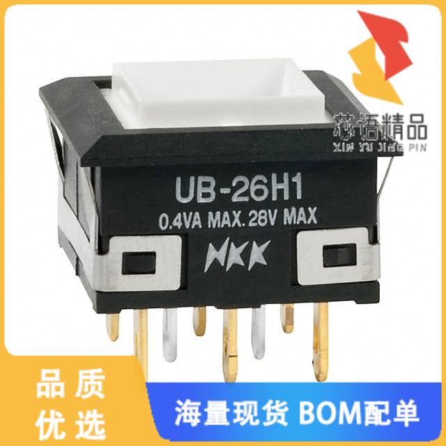 全新UB26KKG015C原装(SWITCH PUSH DPDT 0.4VA 28V)正品